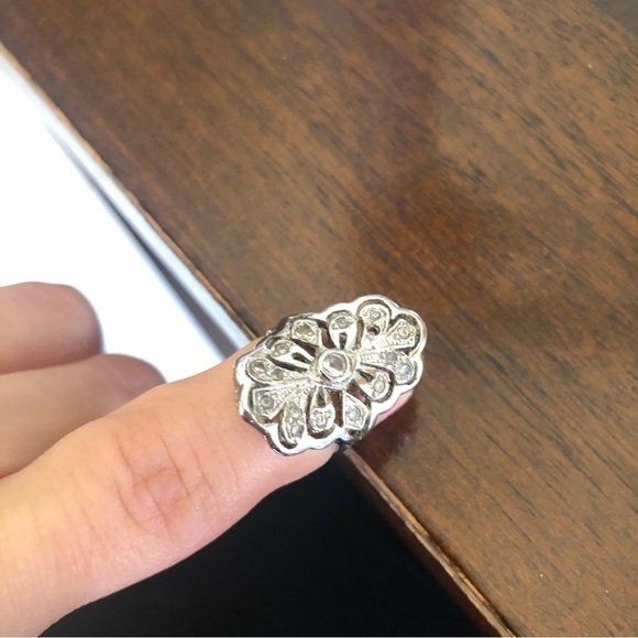 Costume rhinestone ring - Picture 5 of 5